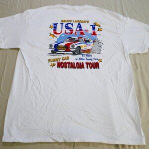 *New W/O Tags* Bruce Larson Nitro Funny Car USA-! Camaro T-Shirt
